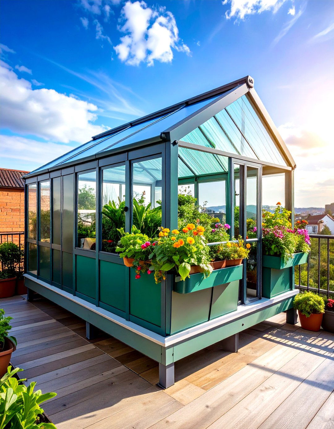 Modular Balcony Greenhouse Kit - 20 Greenhouse Ideas