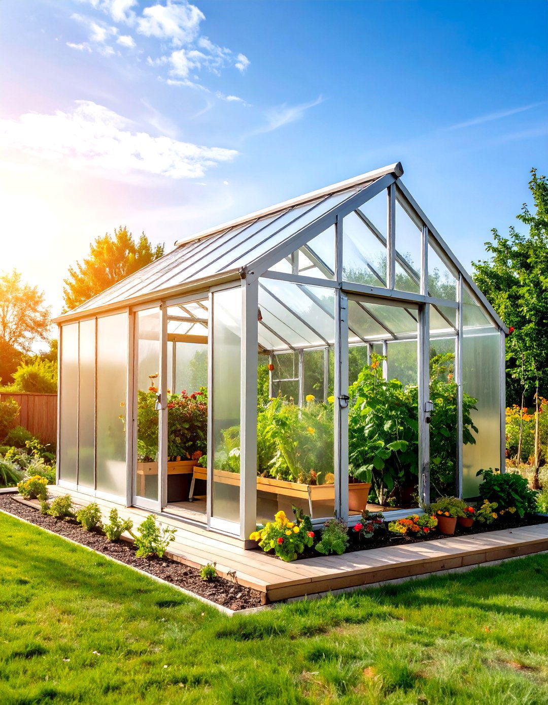 Modular Corner Greenhouse Kit - 20 Corner Greenhouse Ideas