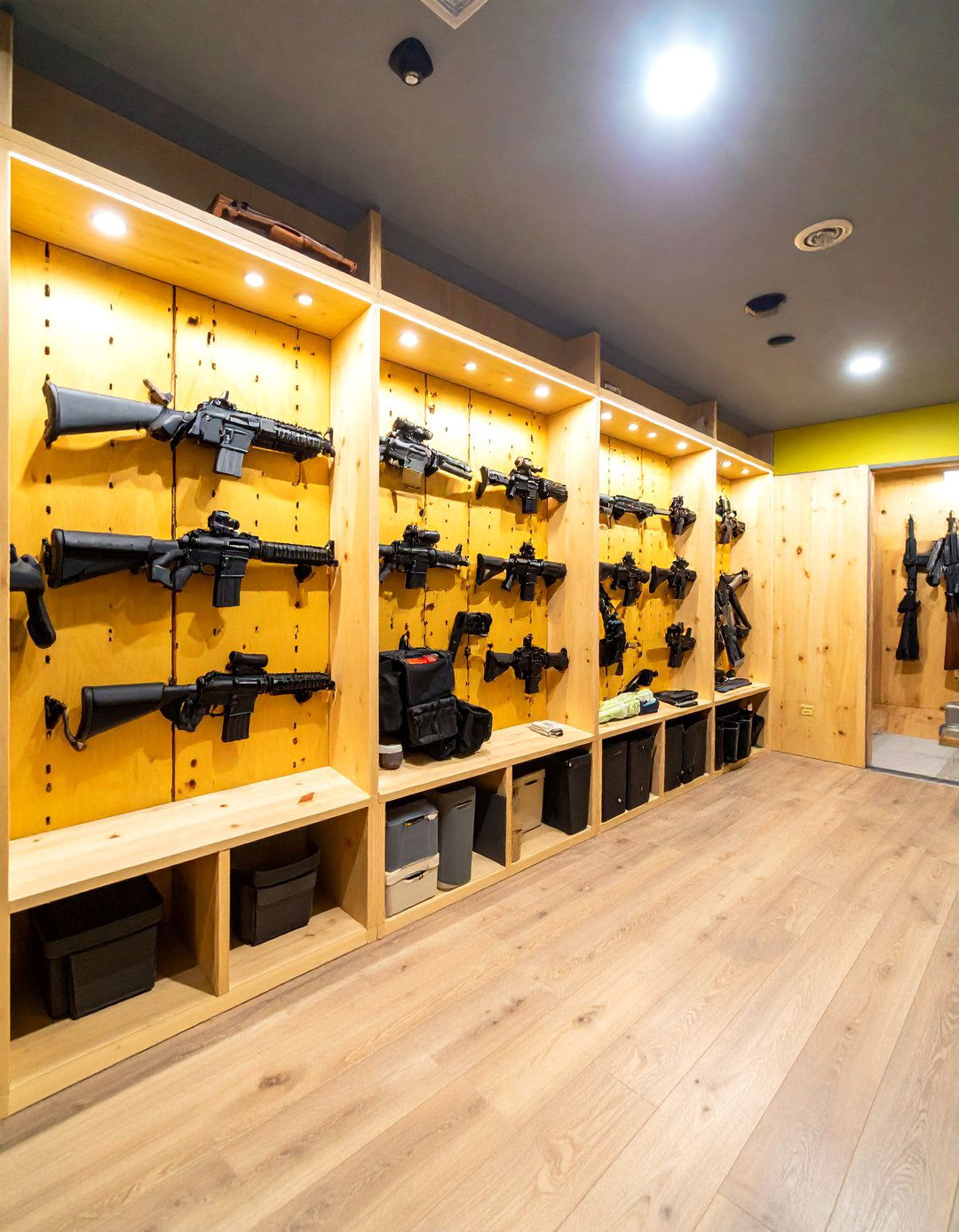 Modular CradleGrid Walls Showcase and Protect - 20 Gun Room Ideas