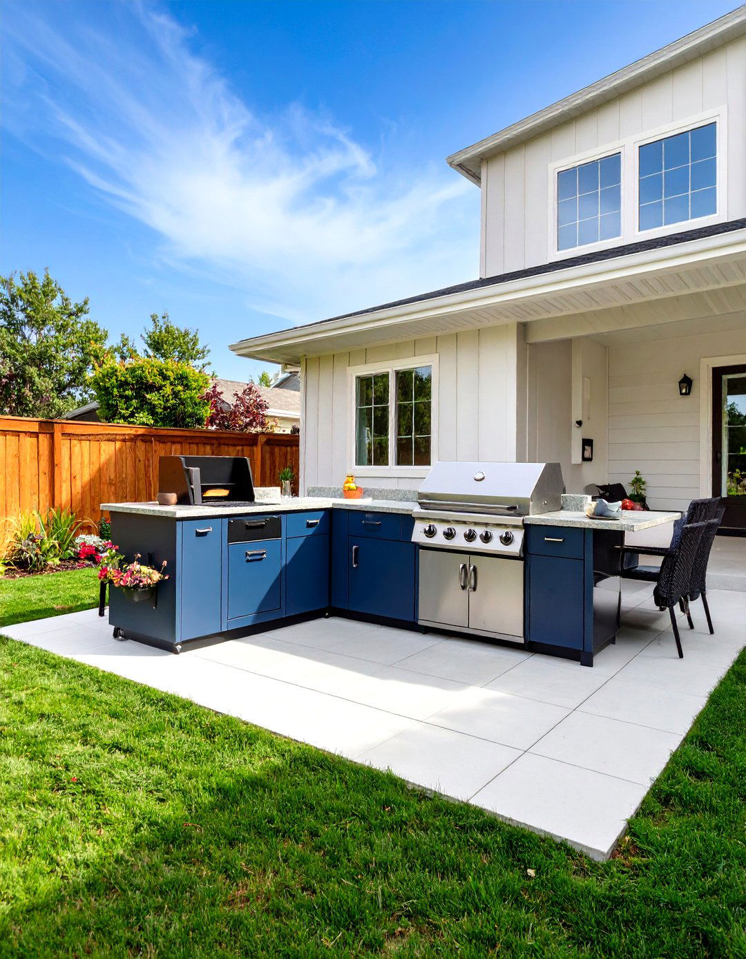 Modular Grill Station Island with Hidden Storage - 20 Grill Station Ideas