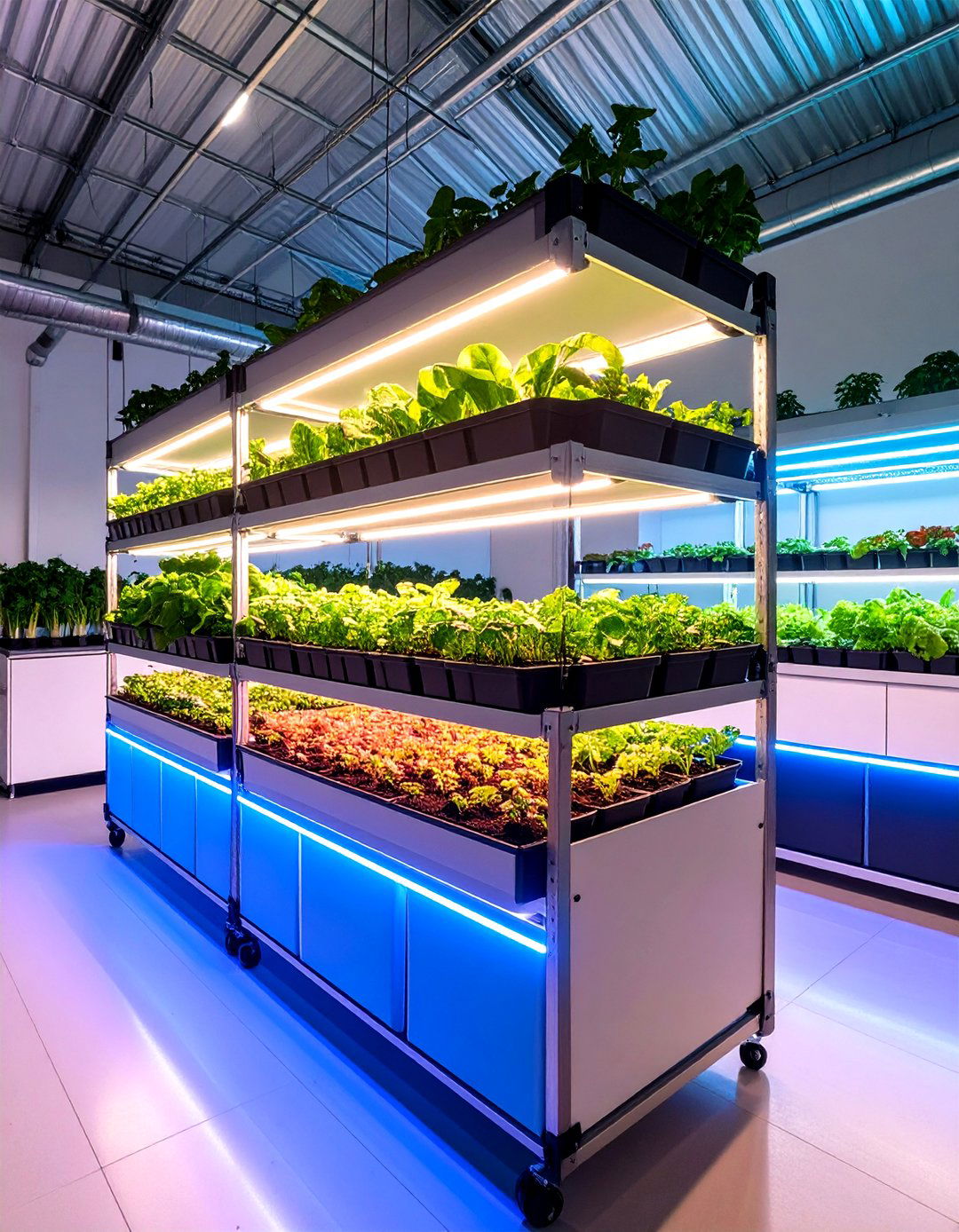 Modular Grow Stations with Pull Out Planters - 20 Greenhouse Kitchen Design Ideas