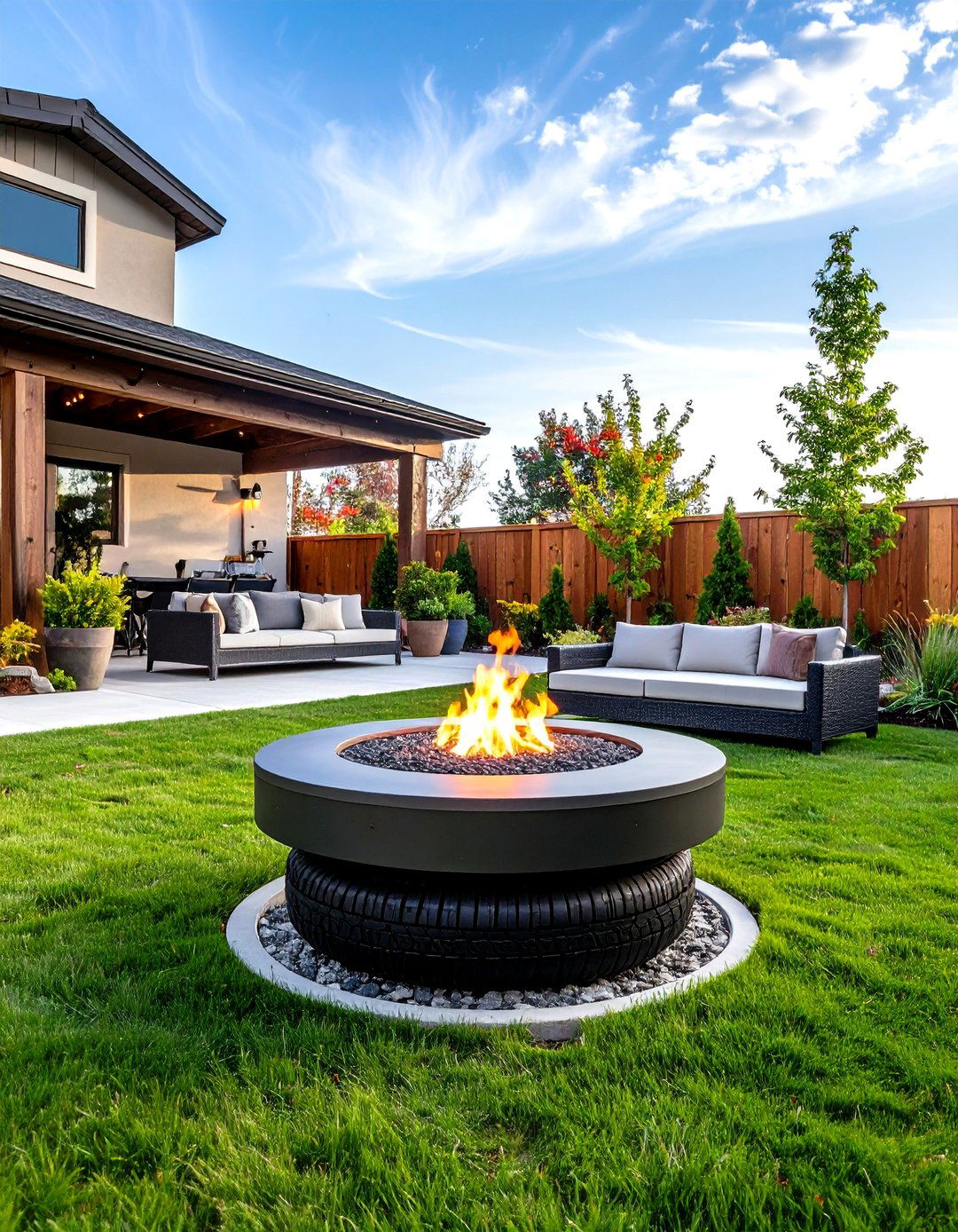 Modular Interchangeable Rim Fire Pit - 20 Truck Rim Fire Pit Ideas