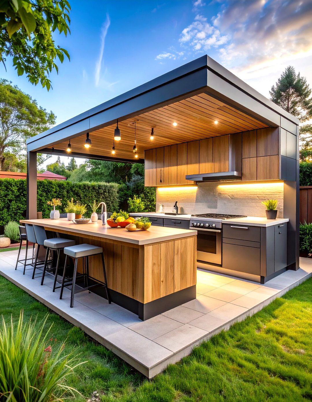 Modular Outdoor Kitchen Island System - 20 Outdoor Kitchen Island Ideas