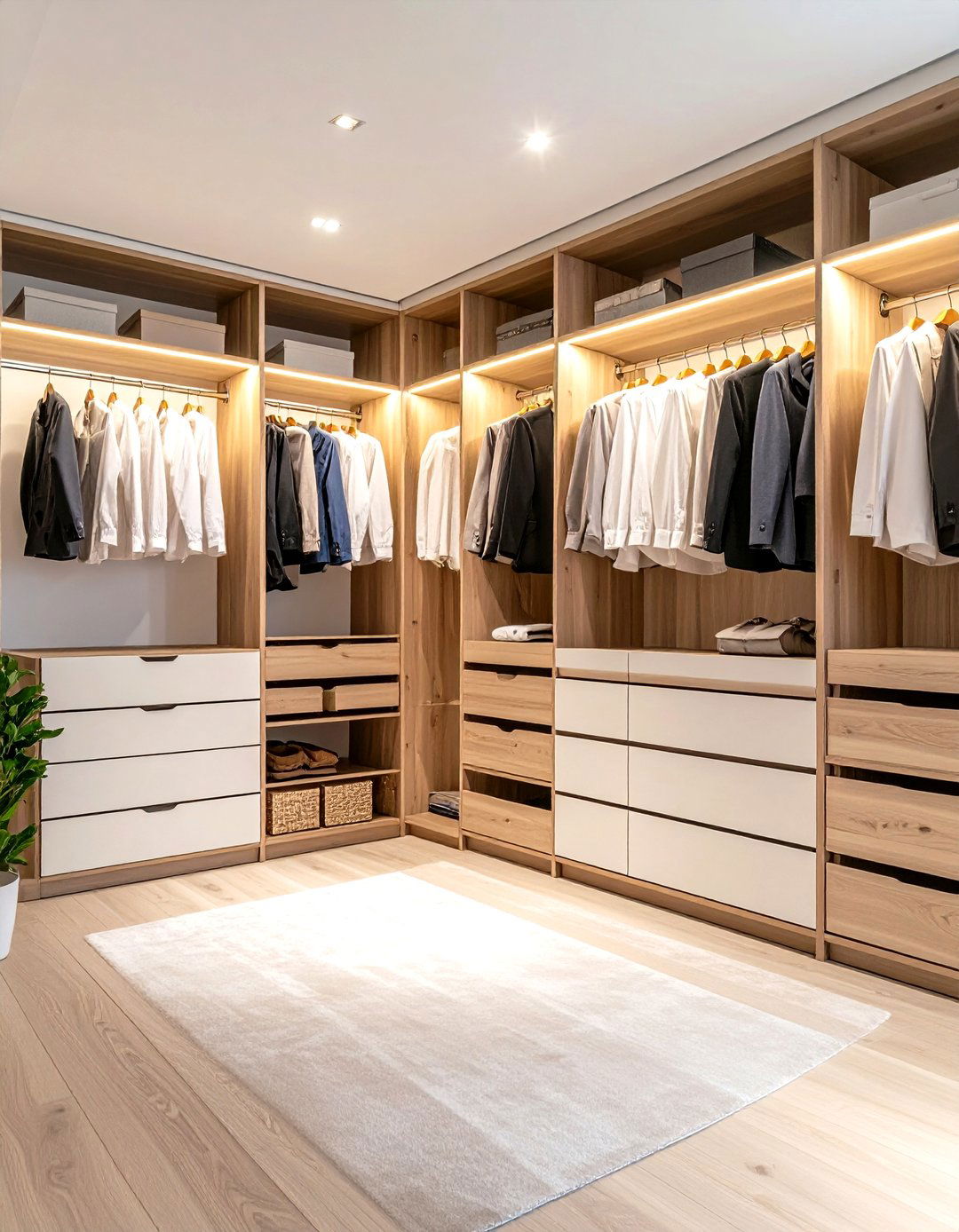 Modular Panel Dressing Room Flexibility - 20 Dressing Room Ideas