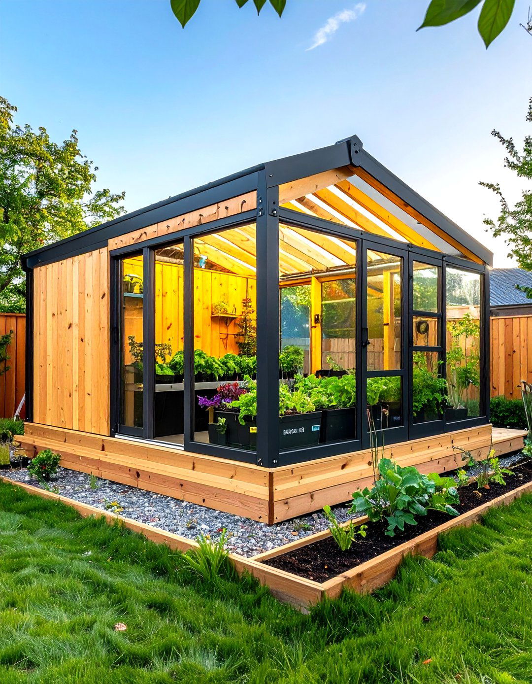 Modular Panel Greenhouse Shed That Grows - 20 Greenhouse and Shed Combo Ideas