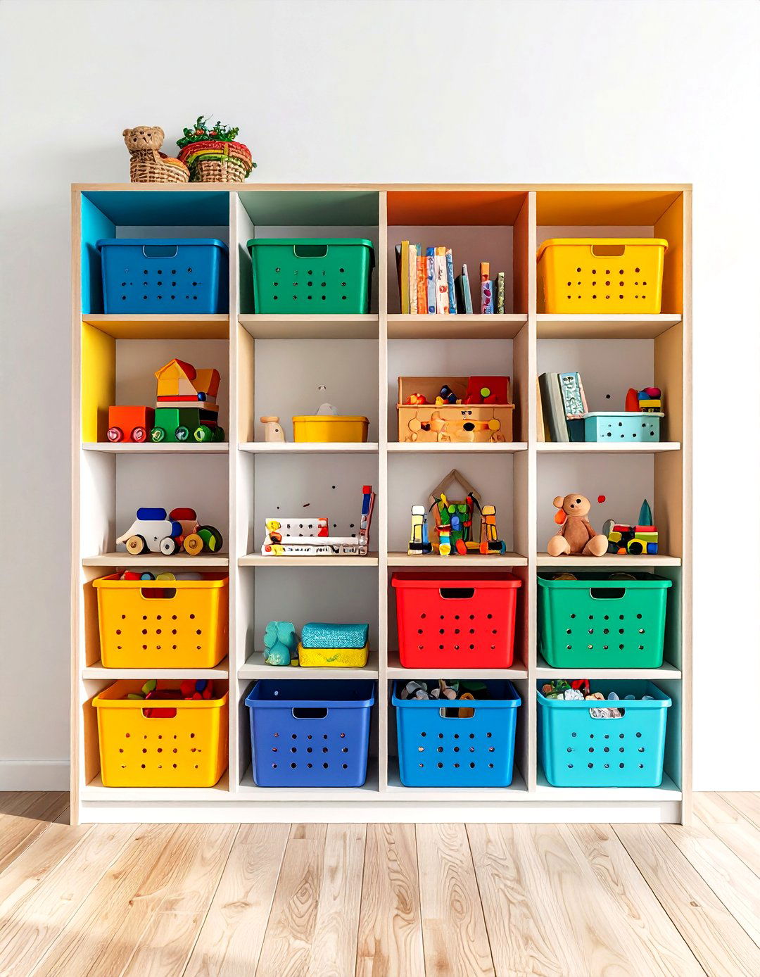 Modular Storage Solutions - 20 Shared Kids' Room Design Ideas