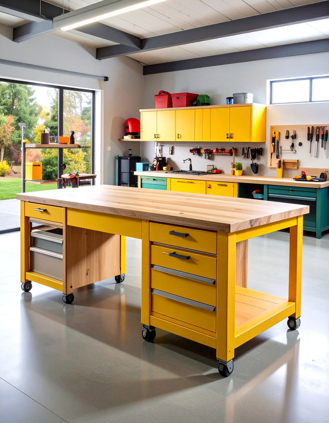 Modular Workbench System Grows With Your Needs - 20 Garage Workbench Ideas