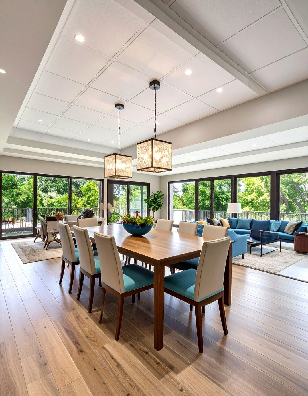 Moisture Resistant PVC Tiles Keep Damp at Bay - 20 Basement Drop Ceiling Ideas
