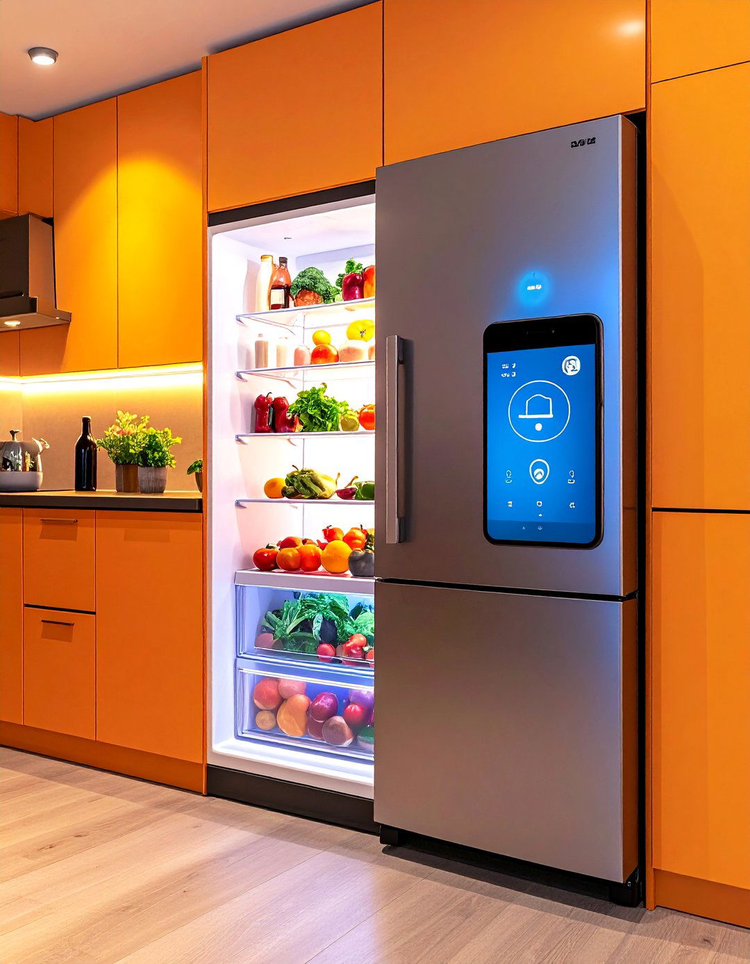 Monitor Temperature with a Smart Fridge Sensor - 20 Fridge Organization Ideas