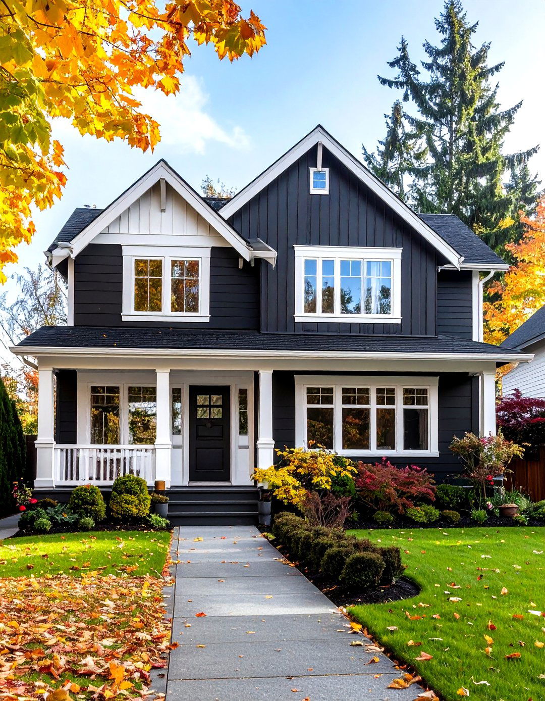 Monochromatic Black and White Houses - 20 Modern Black Houses