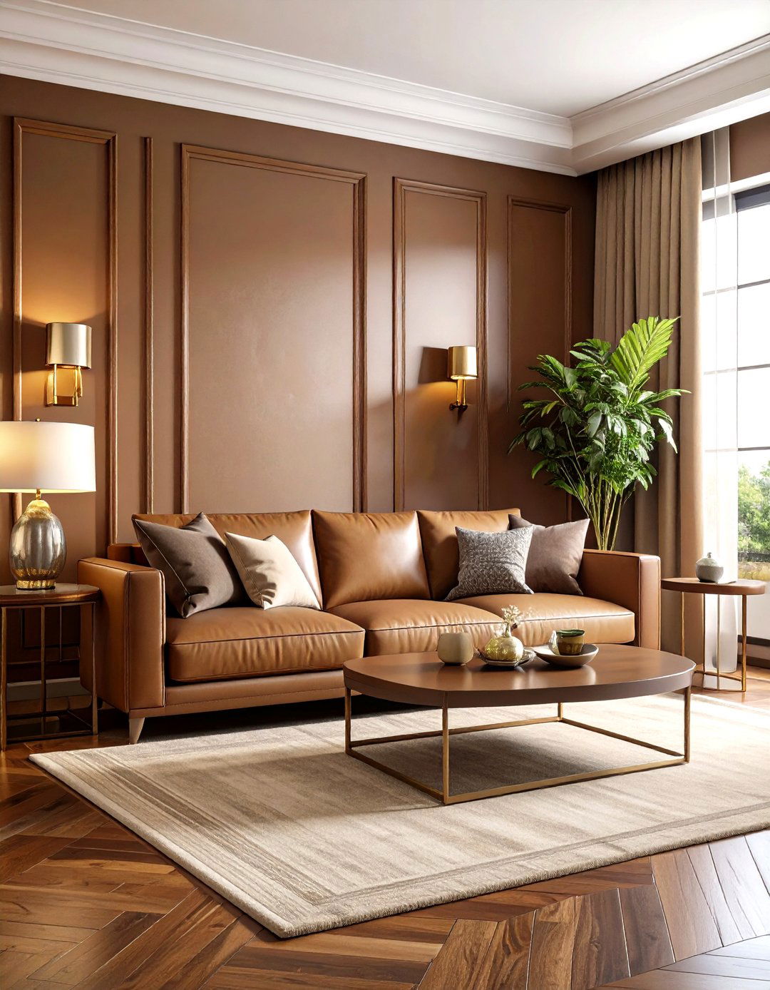 Monochromatic Living Room Chocolate Brown Luxury - 20 Monochromatic Living Room Ideas