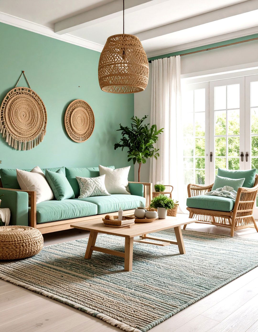 Monochromatic Living Room Seafoam Green Fresh - 20 Monochromatic Living Room Ideas