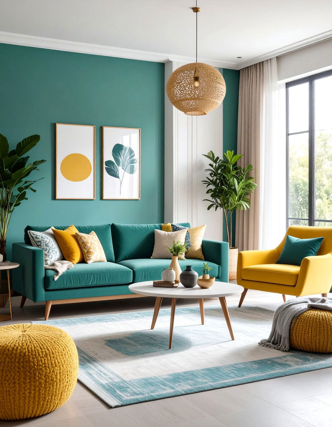 Monochromatic Living Room Wall Decor Arrangement - 20 living room wall decor ideas