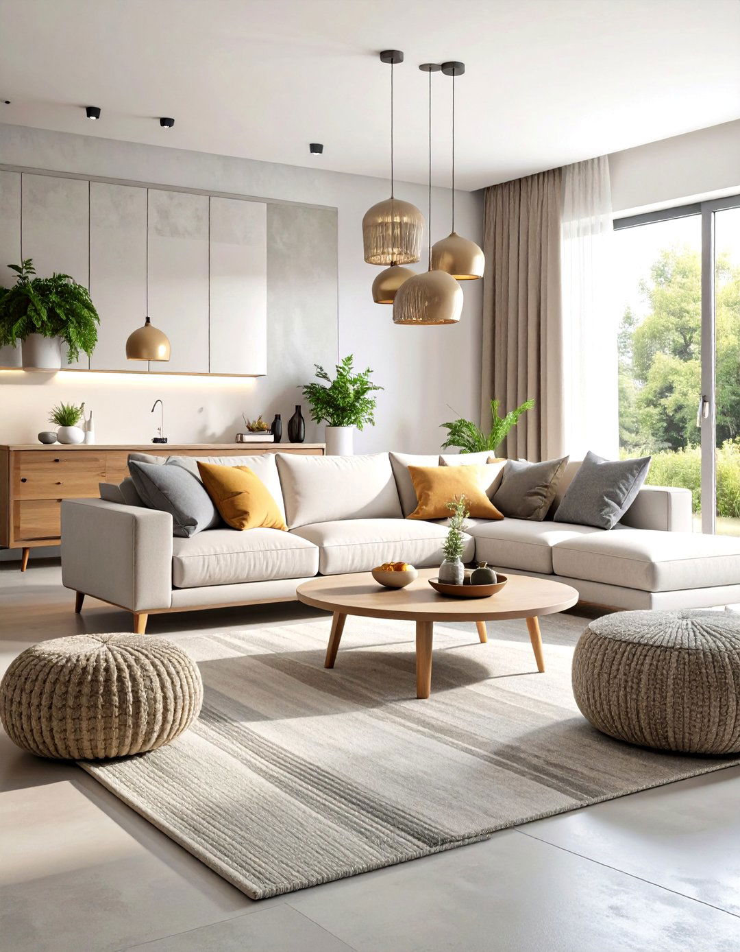 Monochromatic Minimalist Interior Design with Layered Textures - 20 Minimalist Interior Design Ideas