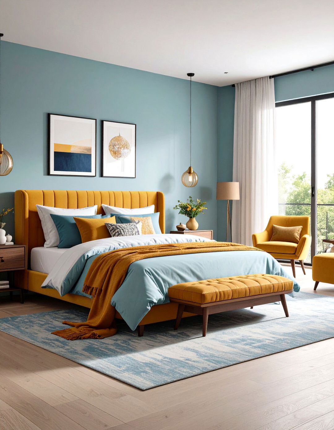 Monochromatic Modern Bedroom Elegance - 20 Modern Bedroom Ideas