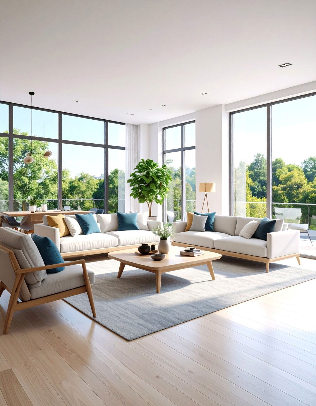 Monochromatic Penthouse Sophistication - 20 Penthouse Design Ideas