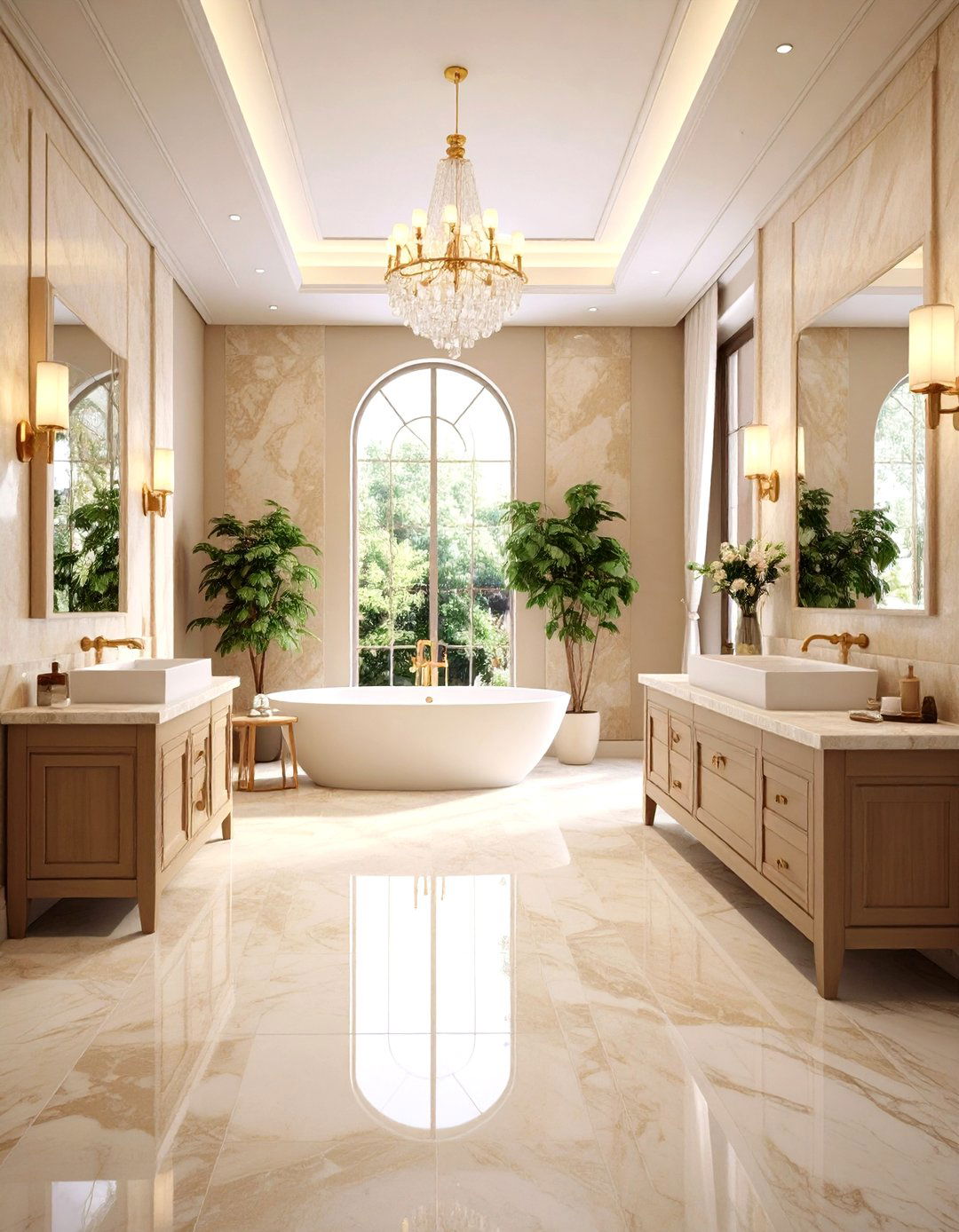 Monochromatic Stone Palette - 20 Stone Bathroom Ideas