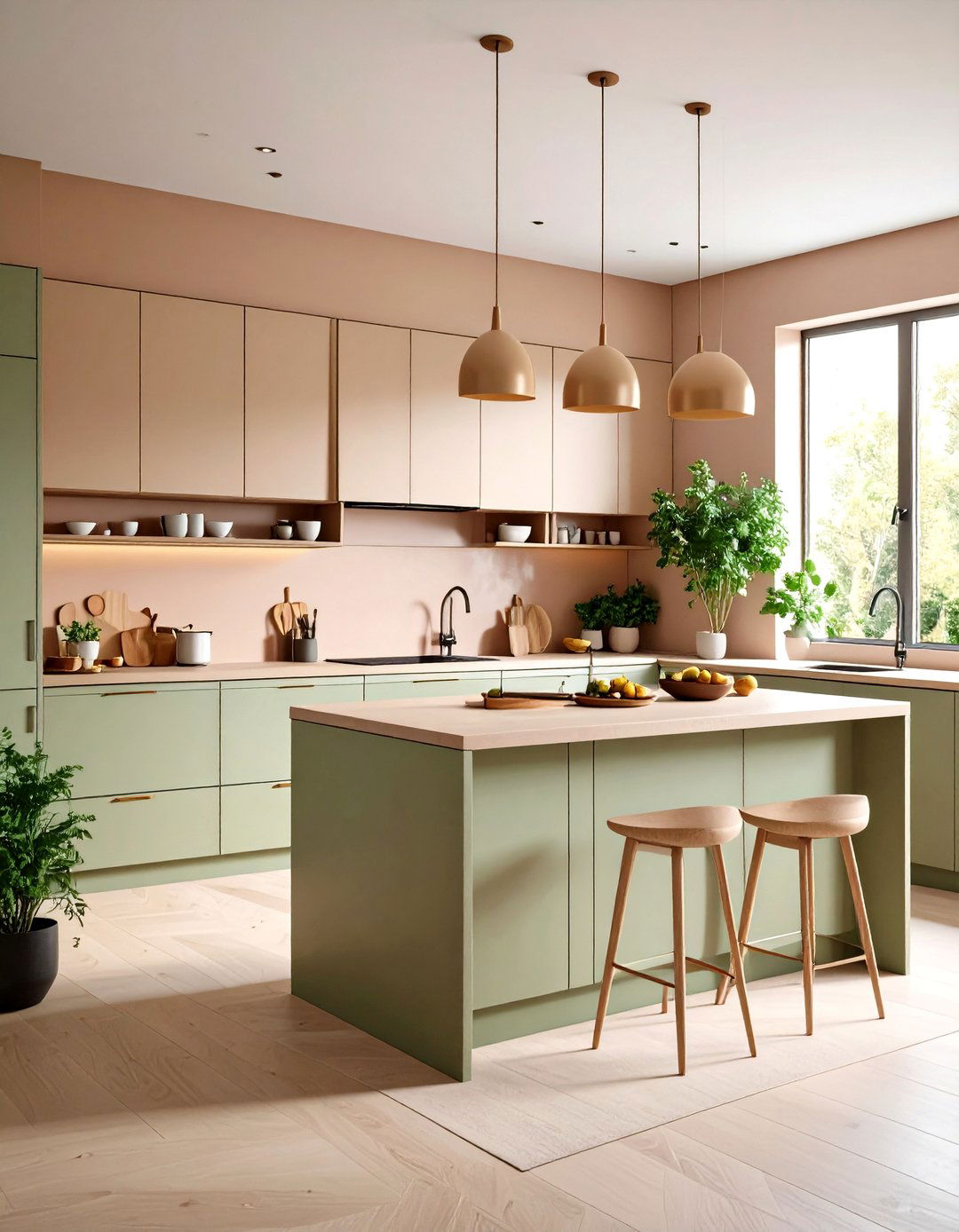 Monochromatic Taupe Palette - 20 Taupe Kitchen Cabinet Ideas