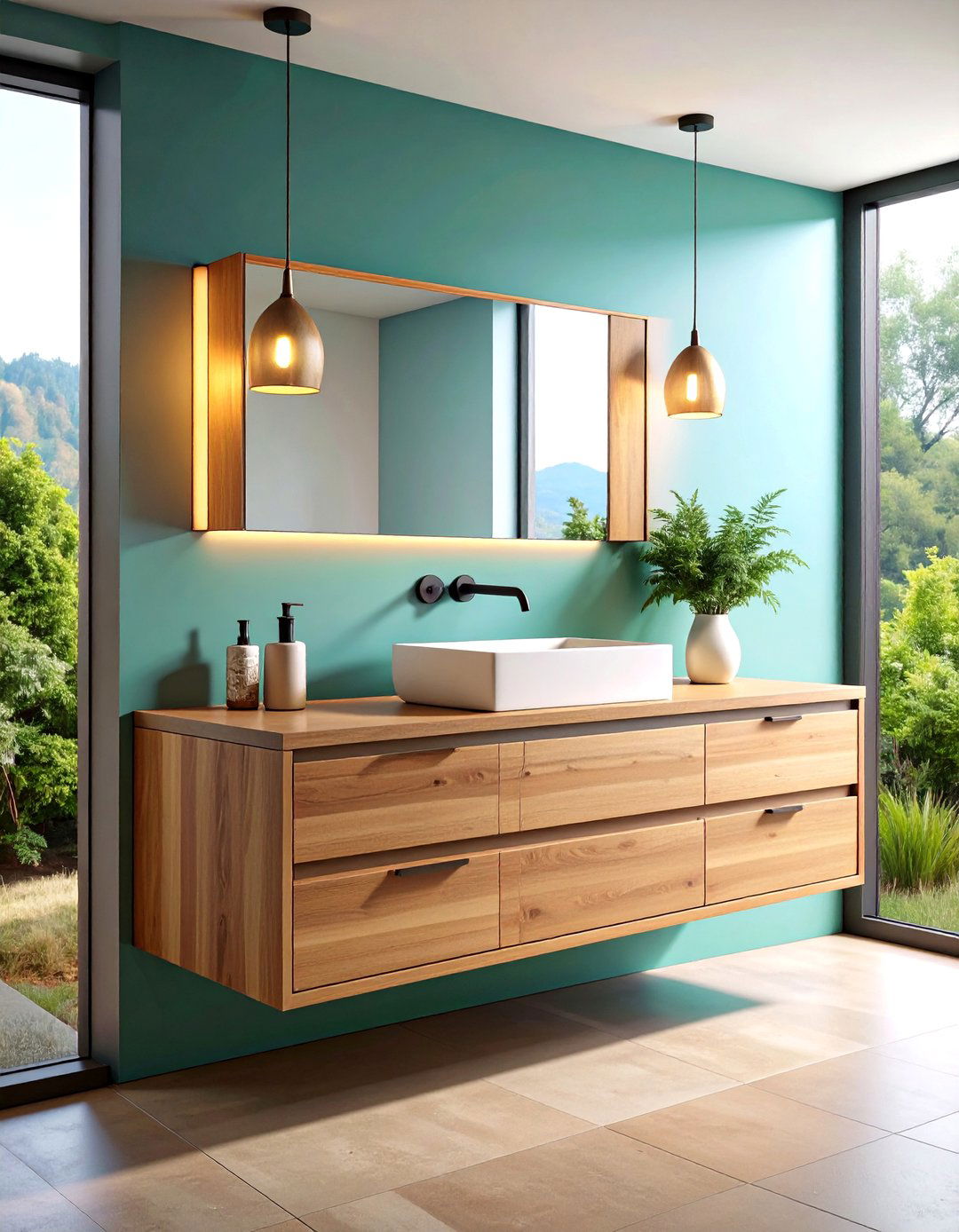 Monochrome Color Schemes - 20 Teen Bathroom Ideas