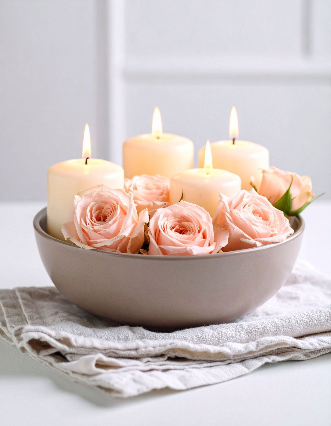 Monochrome Rose Flower Centerpiece - 20 Flower Centerpiece Ideas