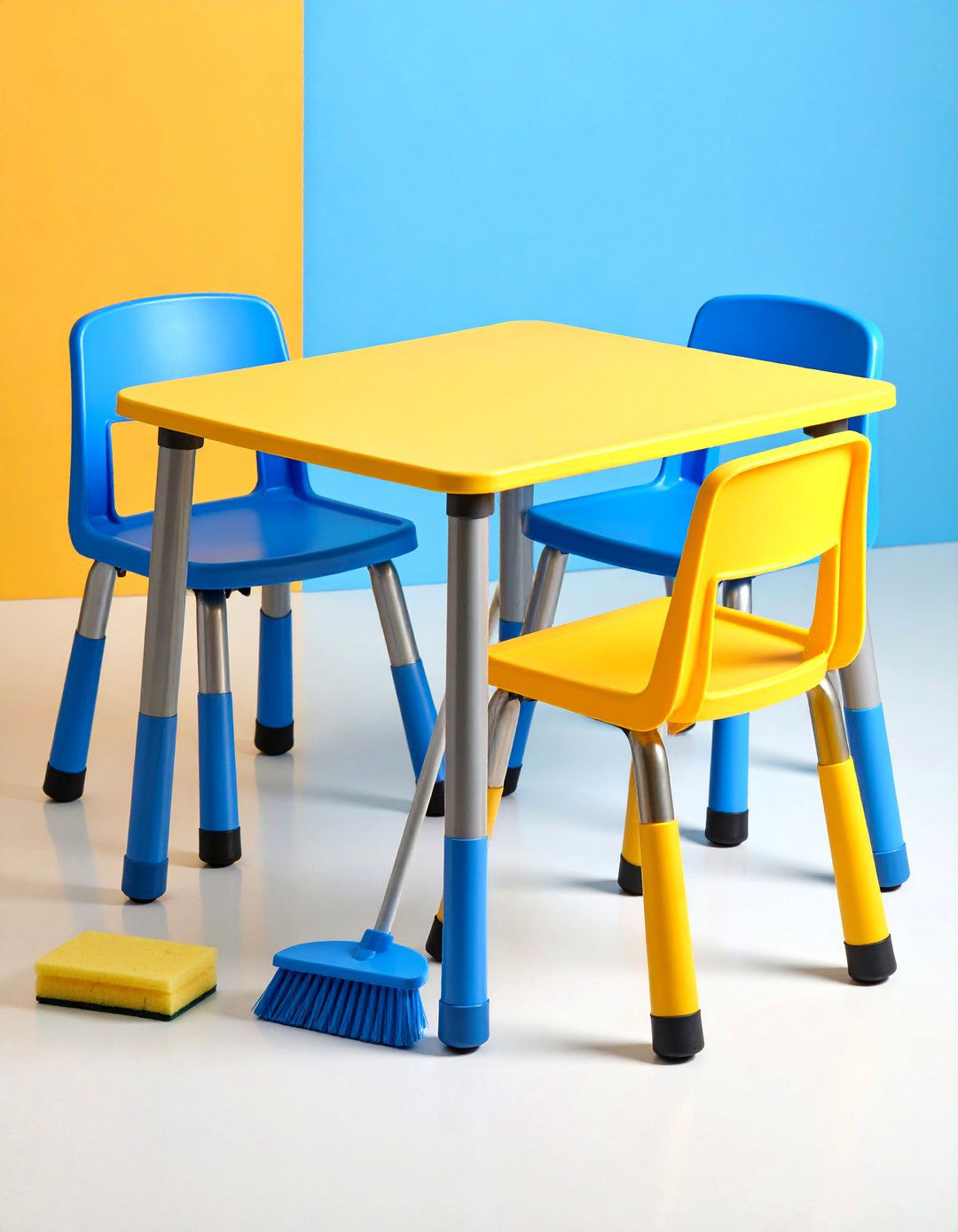 Montessori Nursery Low Work Table and Chairs Ensemble - 20 montessori nursery ideas