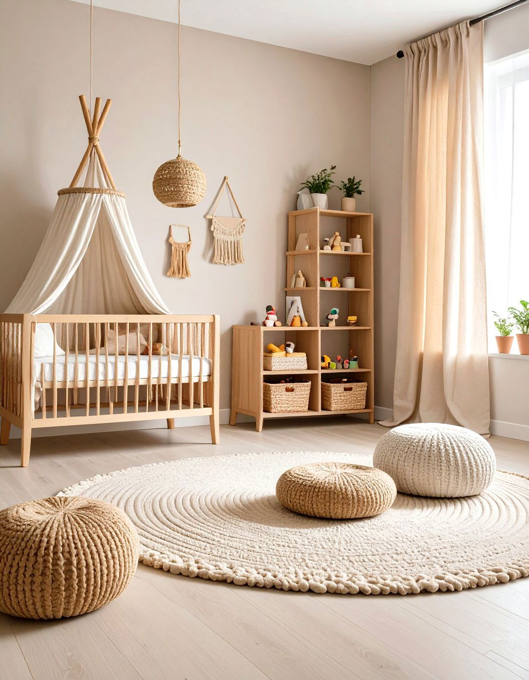 Montessori Nursery Neutral Palette Calm Retreat - 20 montessori nursery ideas