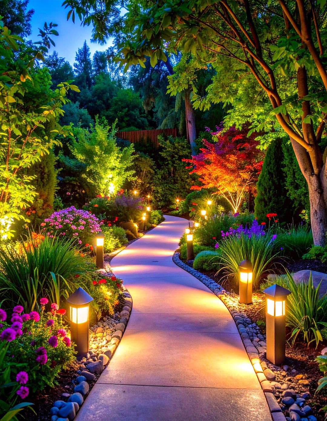 Mood Lighting - 20 Shady Garden Ideas