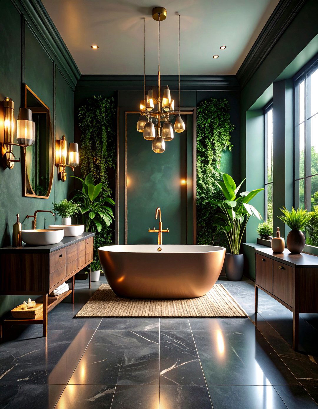 Moody Boutique Hotel Primary Bathroom - 20 Primary Bathroom Ideas