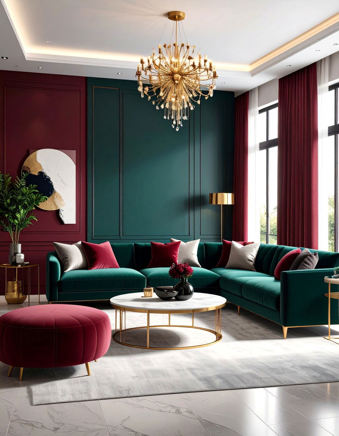 Moody Color Contemporary Interior Design Style - 20 Contemporary Interior Design Style Ideas
