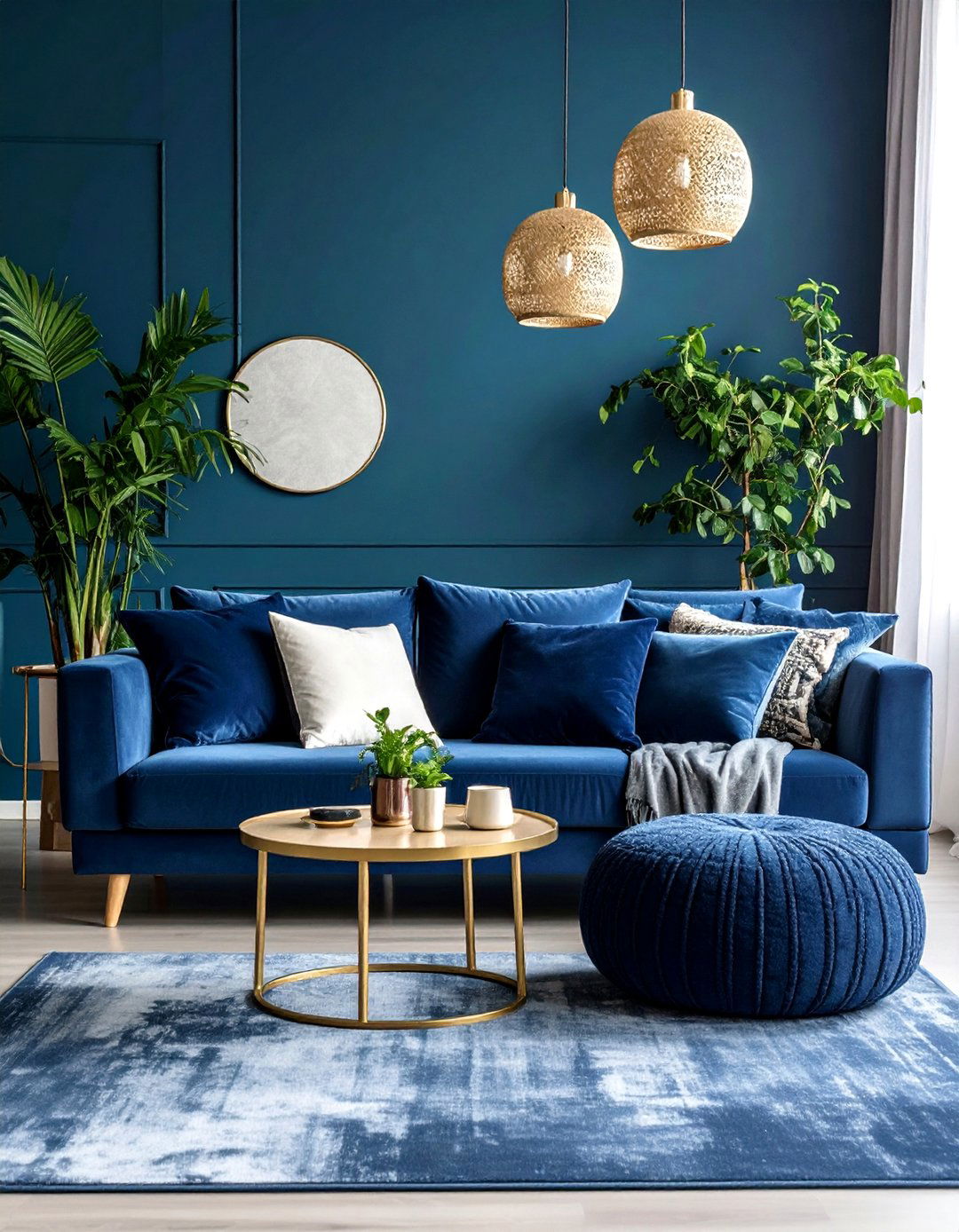 Moody Paint Cocoon Escape - 20 Budget Apartment Living Room Ideas