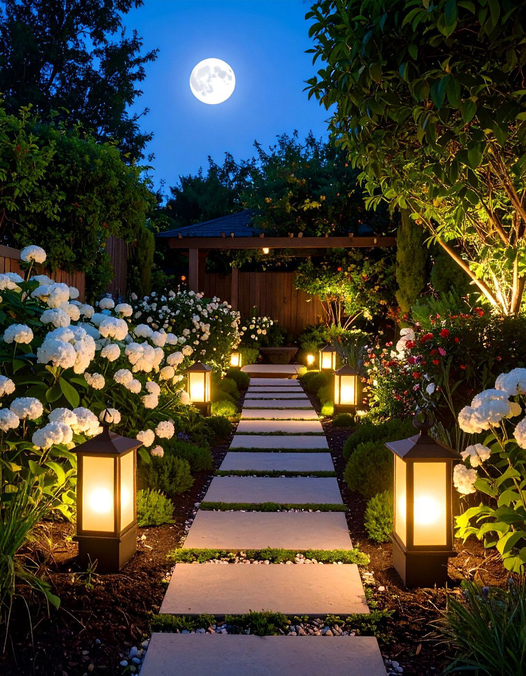 Moonlight and Night Scented Garden Nook - 20 Garden Nook Ideas