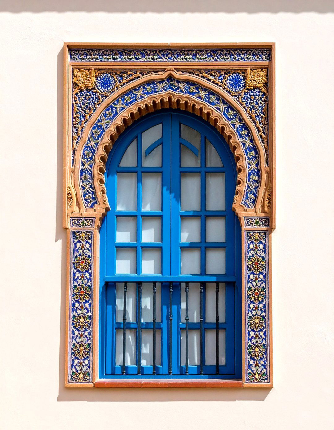 Moorish Horseshoe Spanish Style Window - 20 spanish style windows