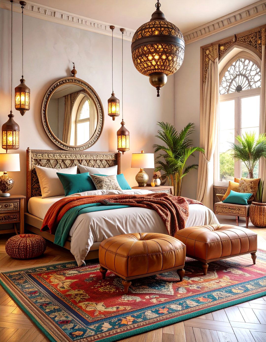 Moroccan Inspired Boho Bedroom Elements - 20 Colorful Boho Bedroom Ideas
