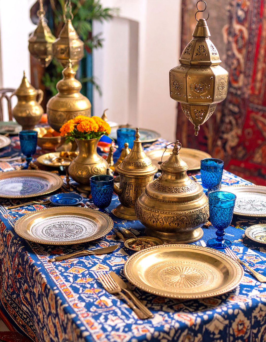 Moroccan Inspired Table Setting - 20 Table Setting Ideas