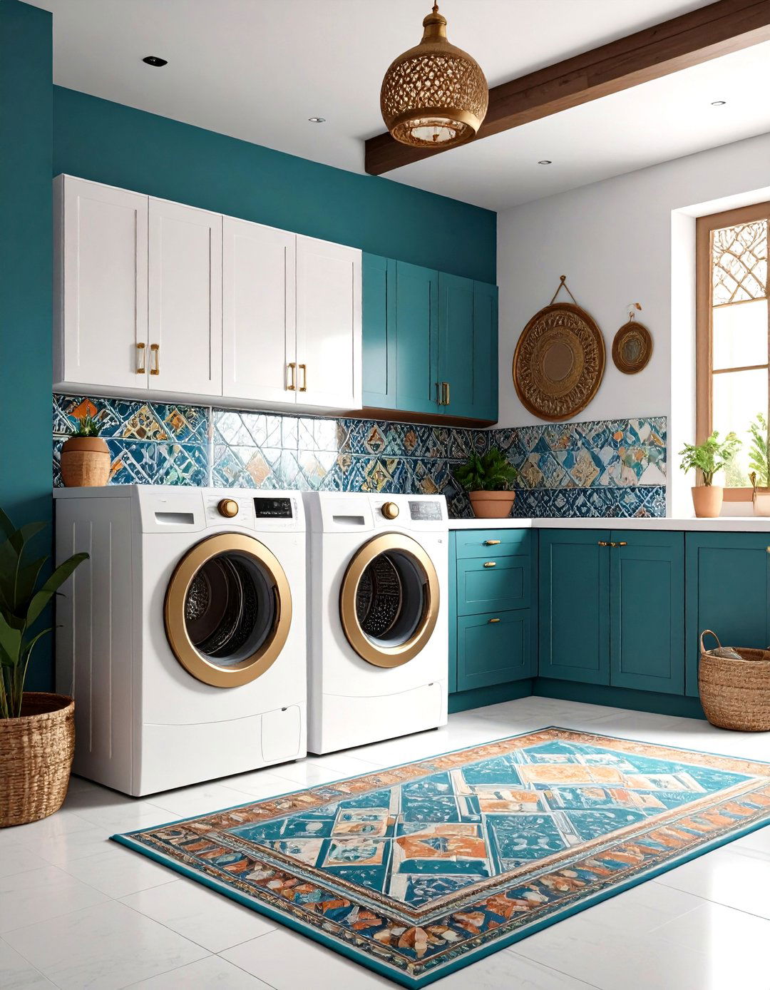 Moroccan Laundry Room Wallpaper Mystique - 20 Laundry Room Wallpaper Ideas