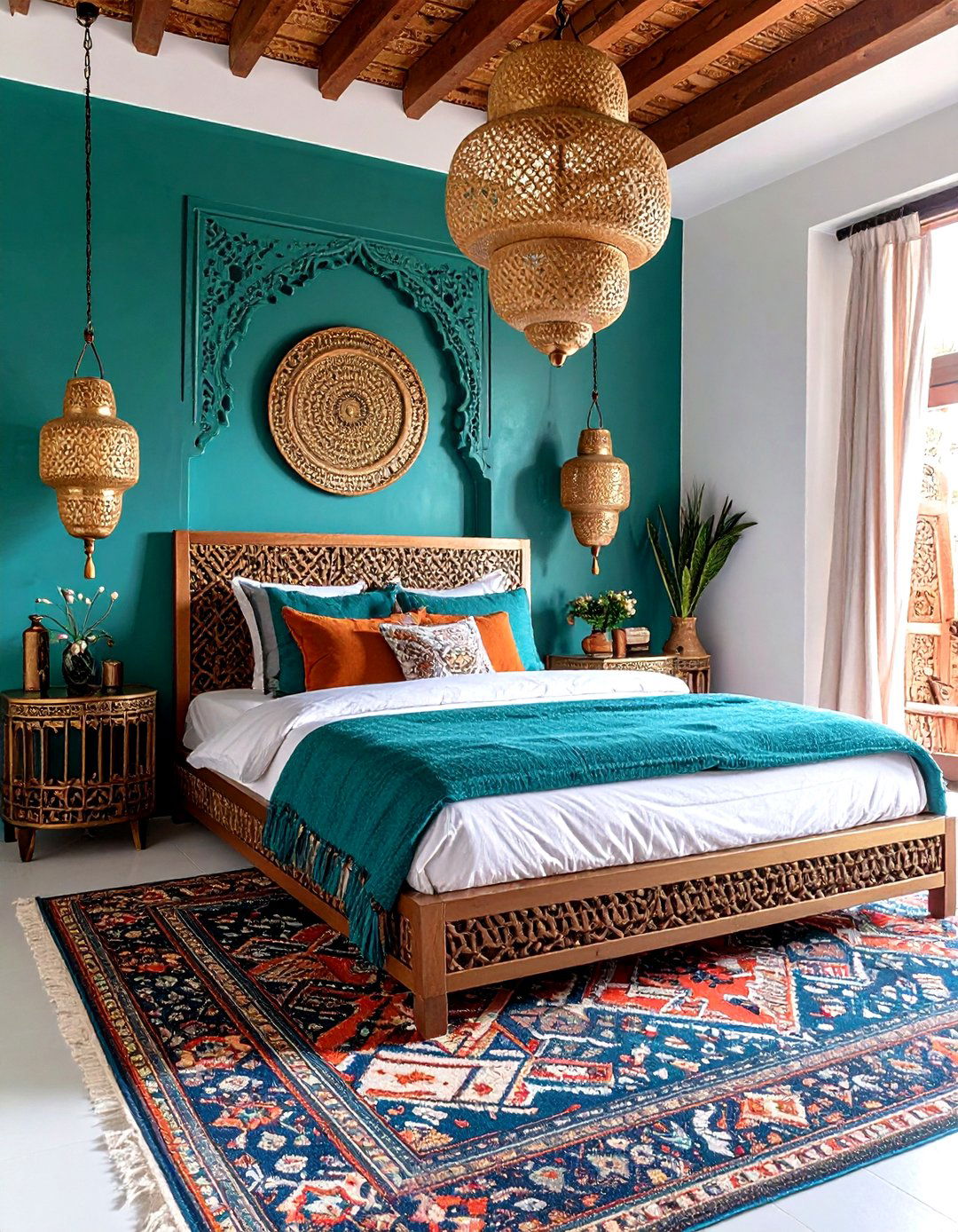 Moroccan Teal Bedroom Escape - 20 Teal Bedroom Ideas
