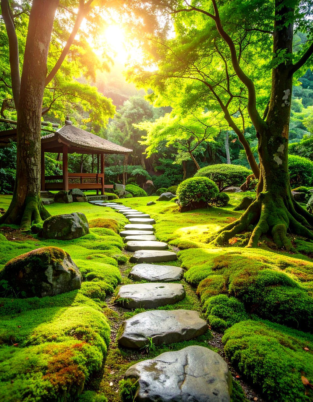 Moss Zen Garden Sanctuary - 20 Zen Garden Ideas