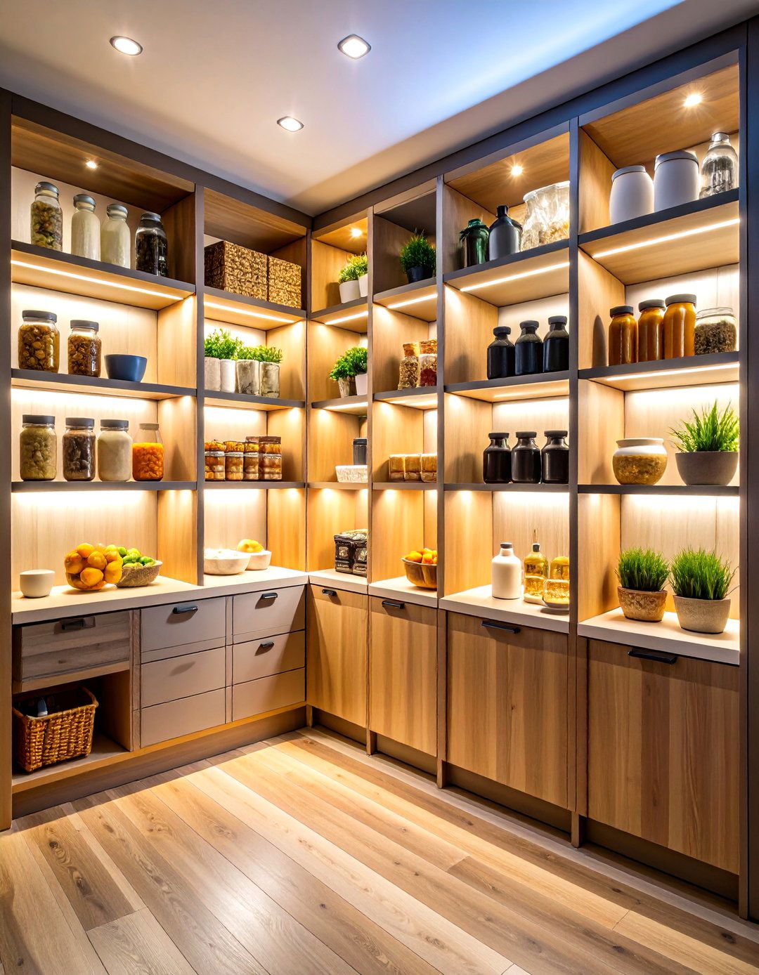 Motion Sensor Cabinet Lighting for Convenience - 20 Cabinet Lighting Ideas