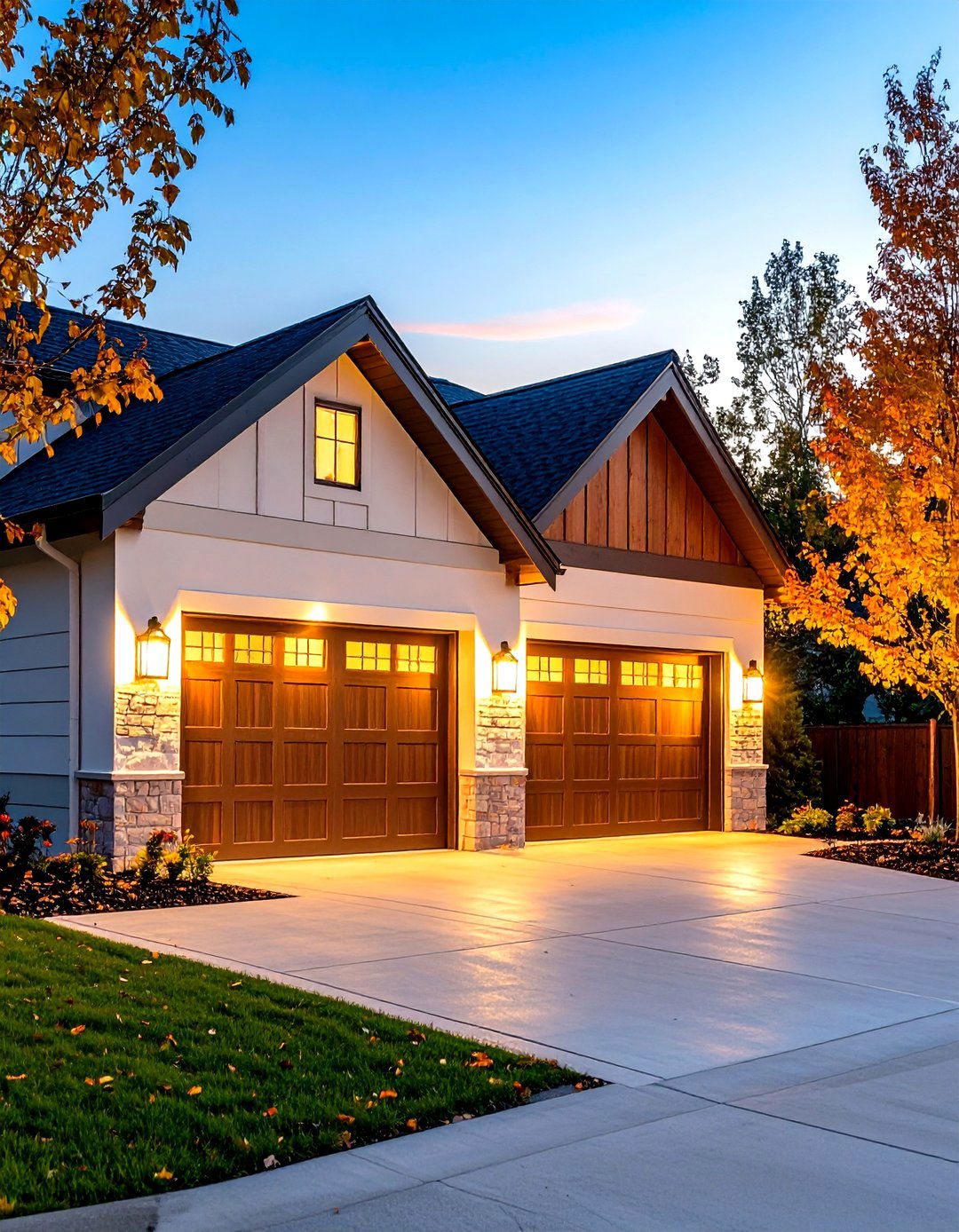 Motion Sensor Floodlights for Driveway Security - 20 Driveway Lighting Ideas