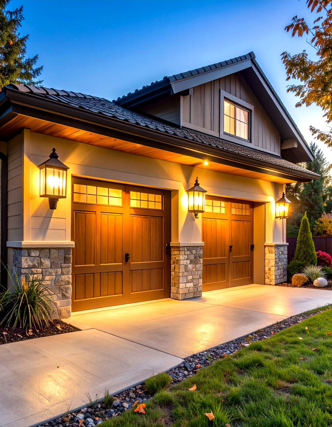 Motion Sensor Lighting for Safe Garage Entryway - 20 Garage Entryway Ideas