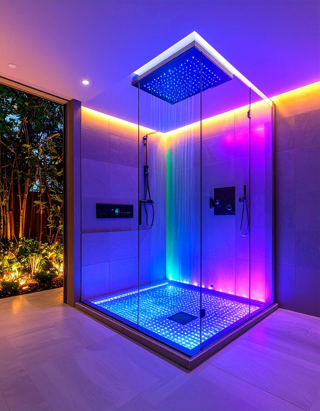 Motion Sensor Lights - 20 Shower Lighting Ideas