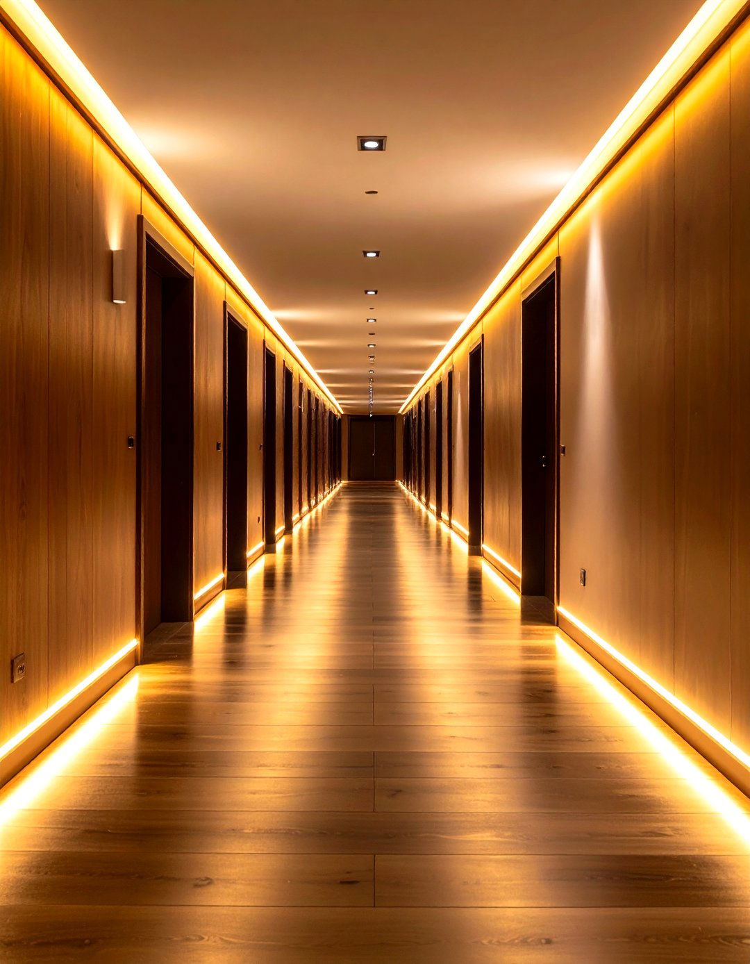 Motion Sensor Night Light Strip - 20 Dark Hallway Ideas