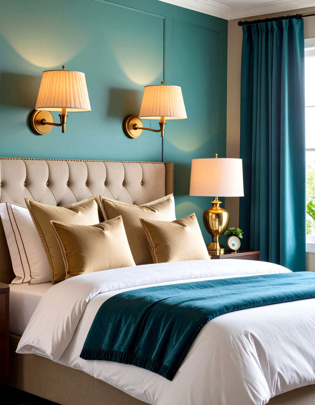 Mount Vintage Brass Sconces - 20 Grandmillennial Style Bedroom Ideas
