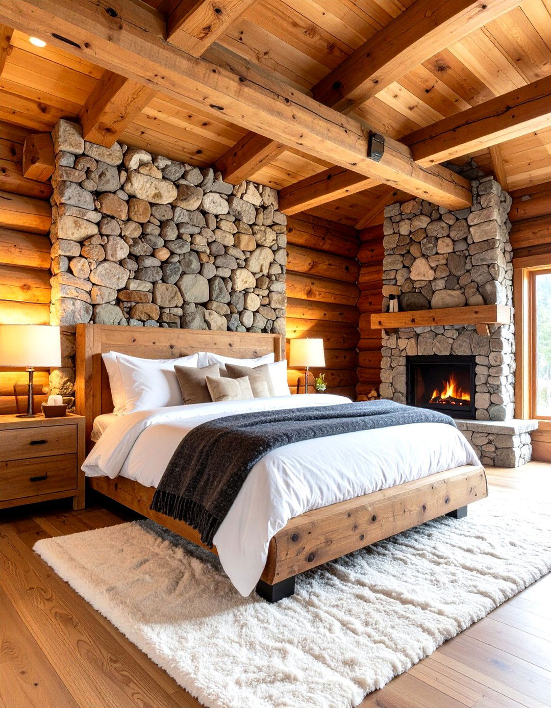 Mountain Lodge Western Bedroom - 20 Western Bedroom Ideas