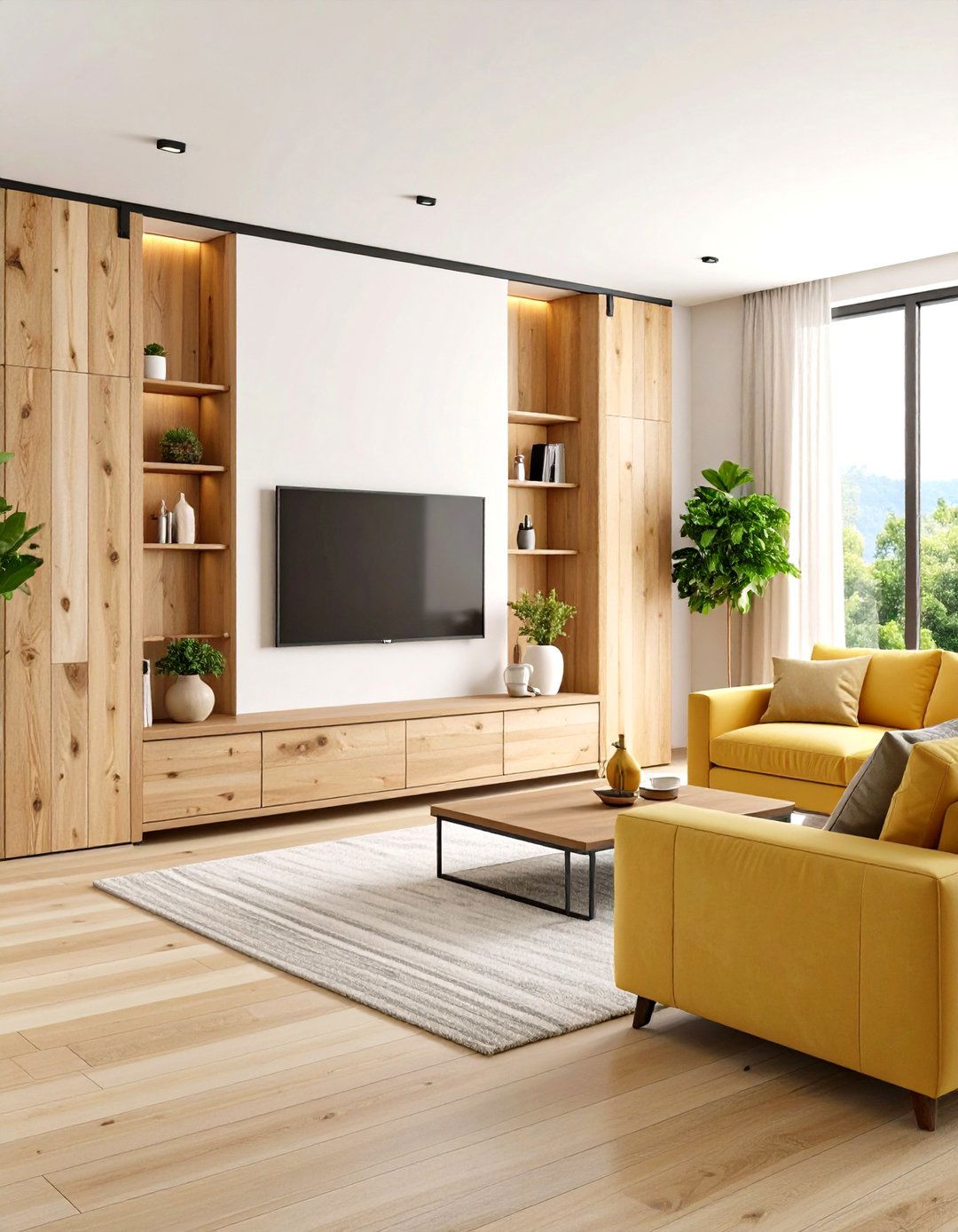 Movable Panel System - 20 Tv Room Ideas