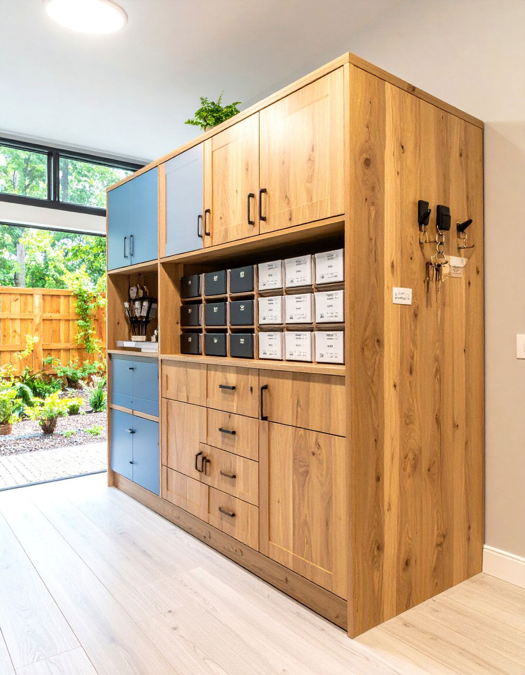 Mudroom Family Charging Station - 20 charging station ideas