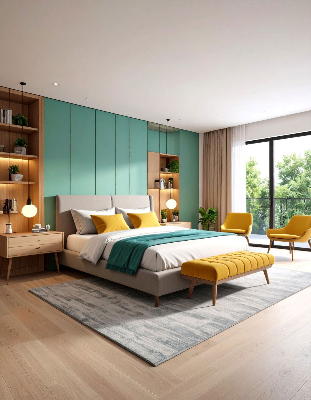 Multi Functional Large Bedroom Design - 20 Large Bedroom Design Ideas