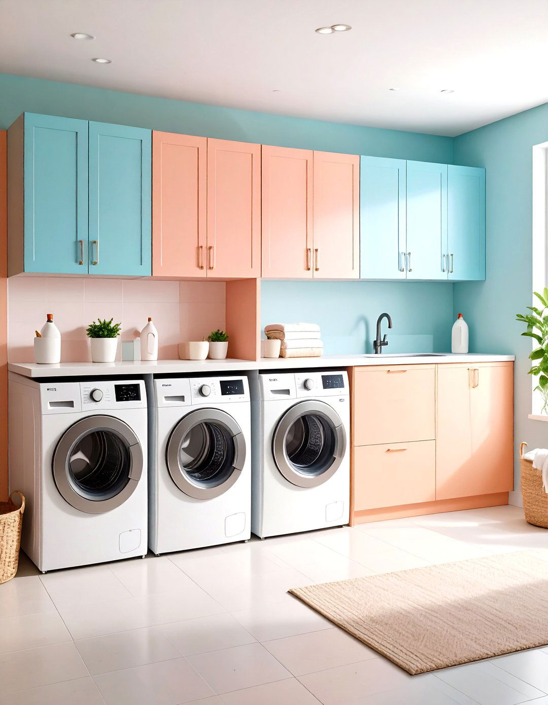 Multi Functional Laundry Room Cabinet Designs - 20 Laundry Room Cabinet Ideas