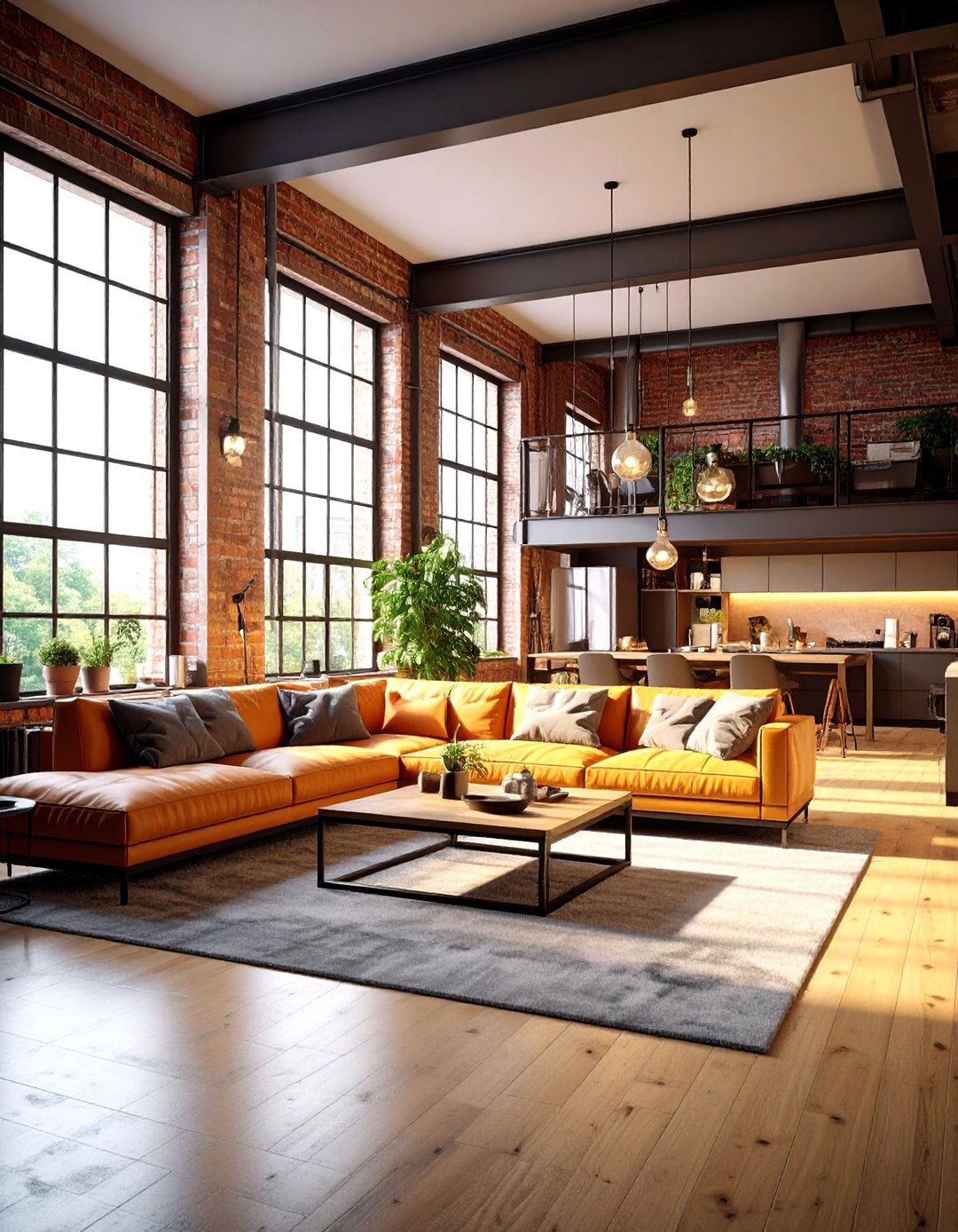 Multi Functional Loft Style Living Room - 20 Loft-style Living Room Ideas