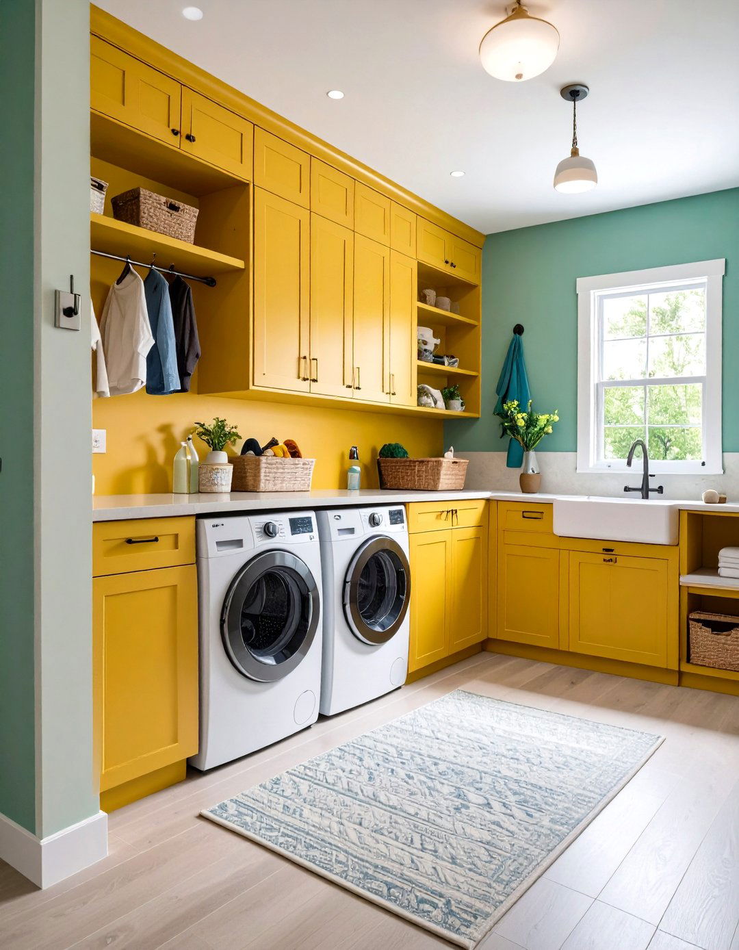 Multi Functional Modern Laundry Room Mudroom Combo - 20 Modern Laundry Room Ideas